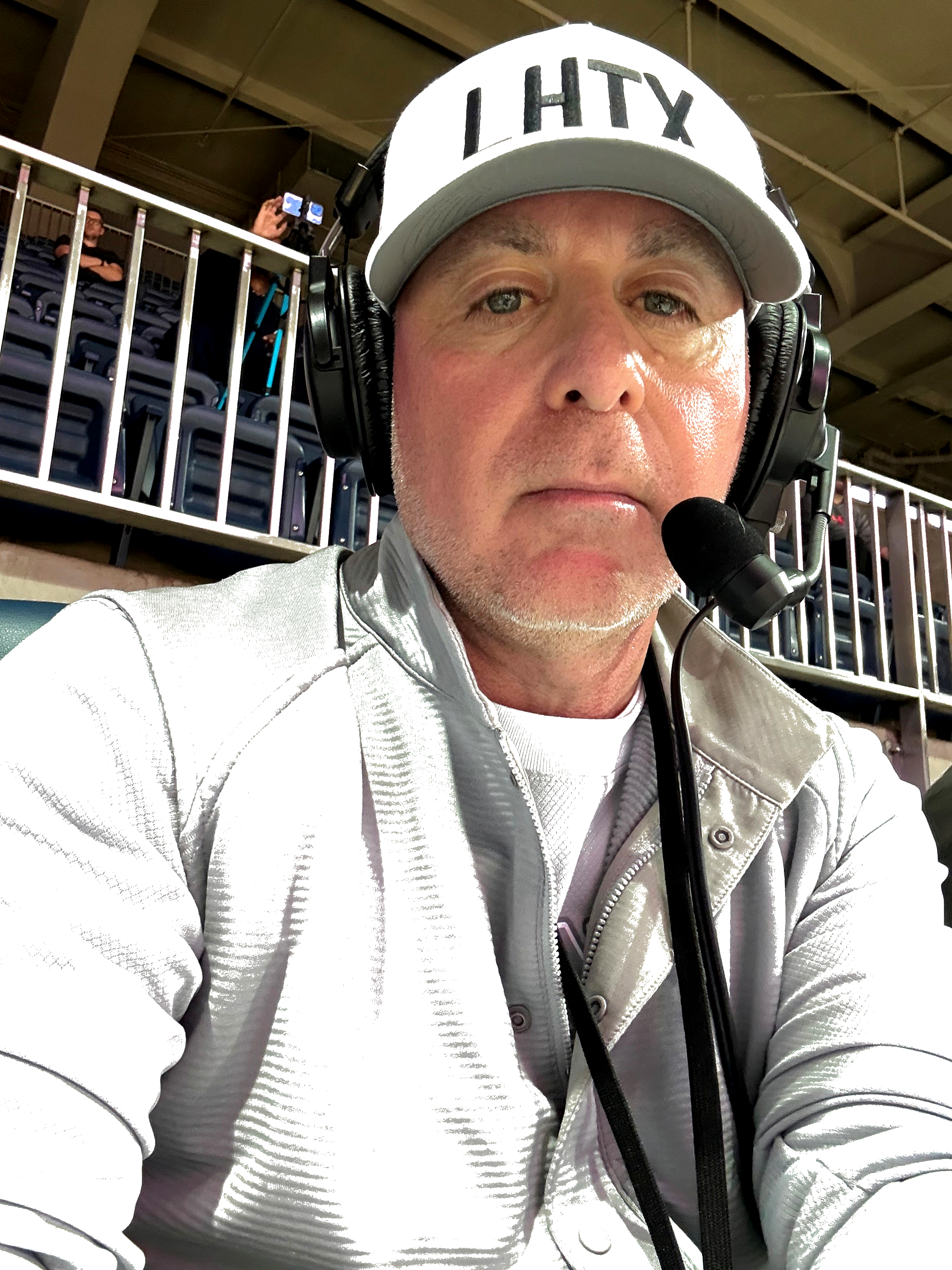 Clayton Greenberg at LHTX Broadcast Booth